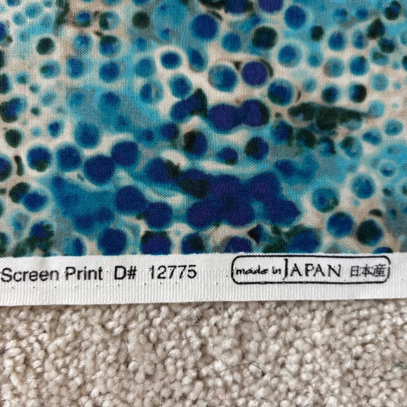 Vintage Robert Kaufman screen print fabric piece - Picture 6 of 9